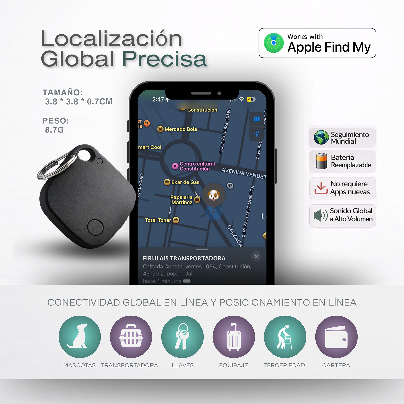 Kit Premium Viaje Mascotas Avion Cabina Y Bodega con Localizador - Imagen 8