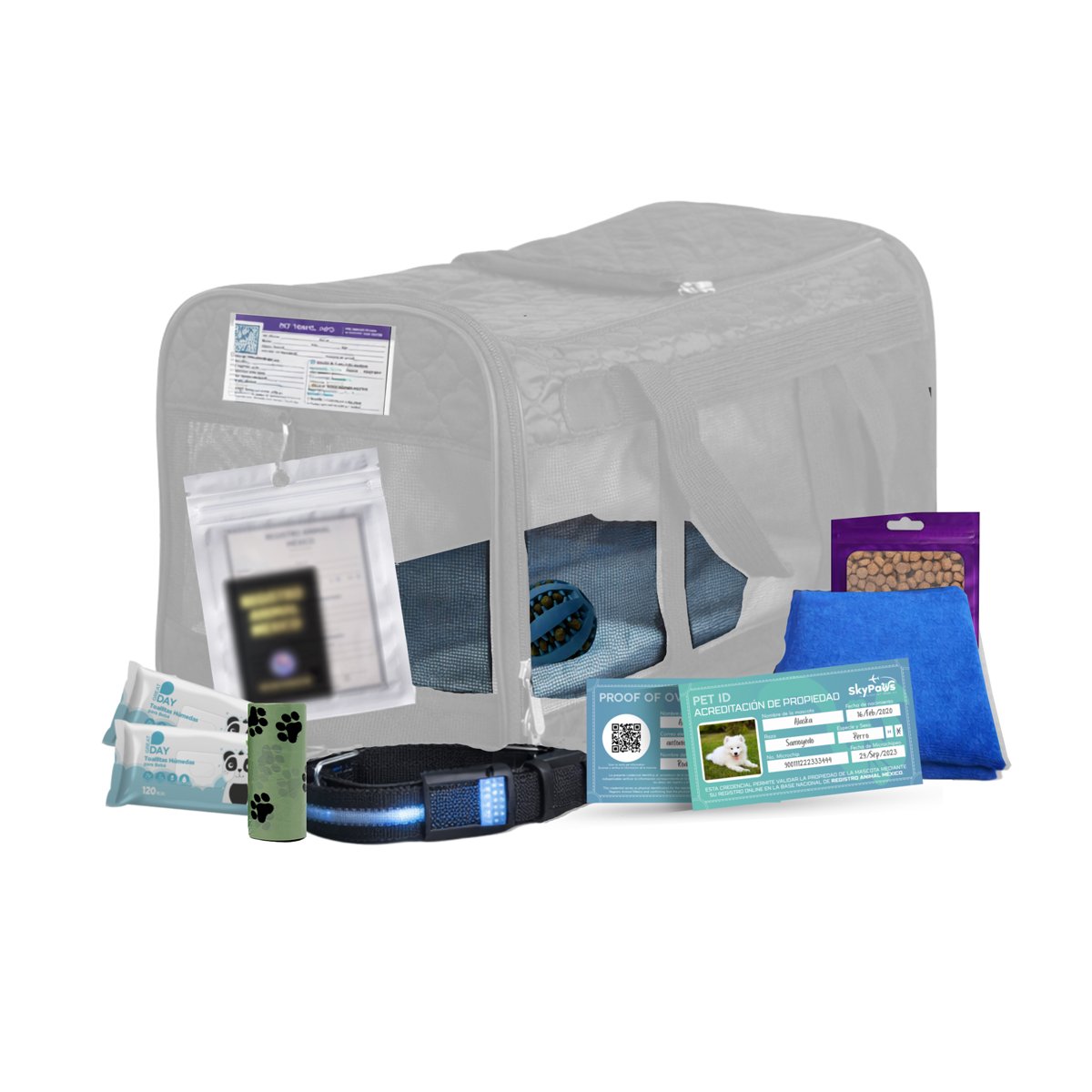 Kit Viaje Mascotas Cabina Avión Essential