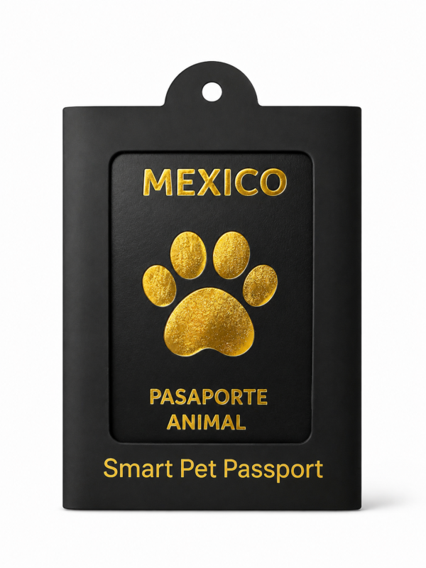 Pasaporte Inteligente Para Mascotas Con Qr Y Chip Nfc